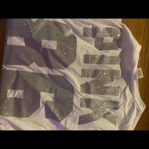 VS pink BLING t shirt long sleeve